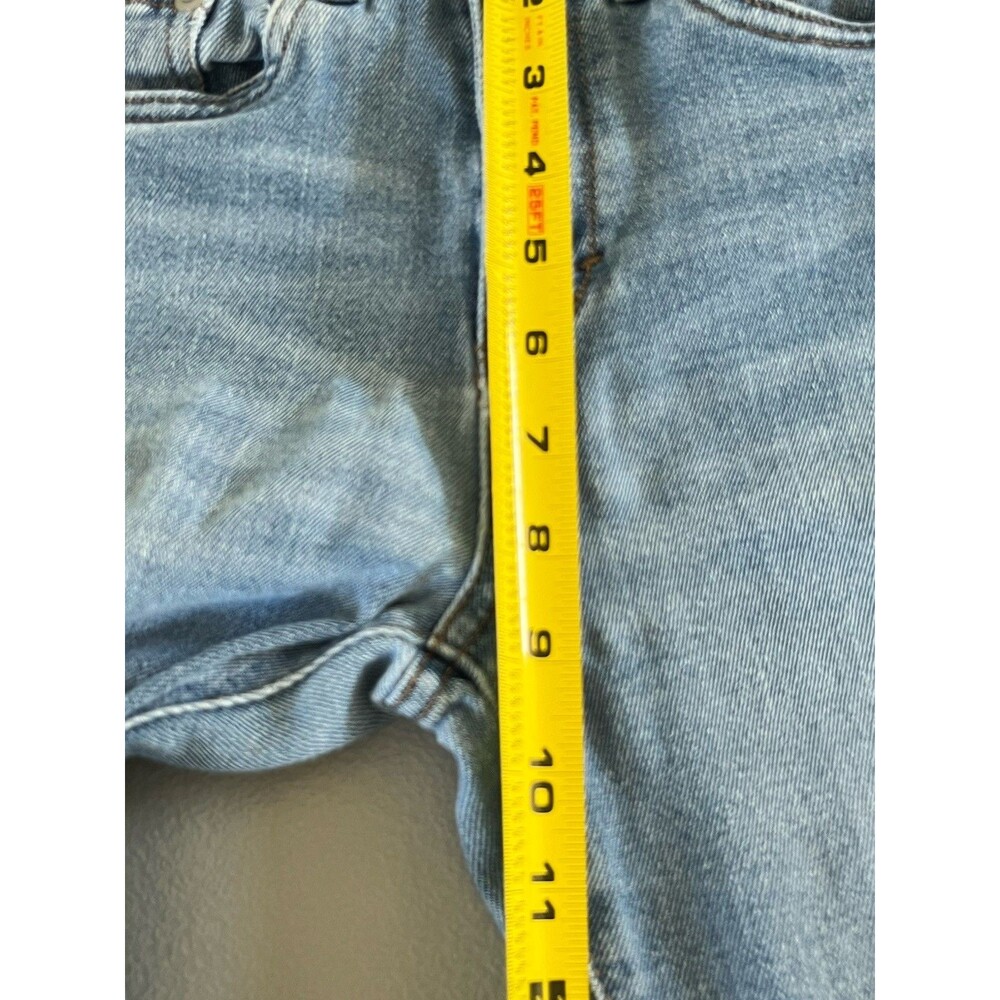 Levi’s 726 Girls High Rise Flare Jeans Light Wash Denim Kids Sz 12 Cowgirl 70’s - Picture 6 of 11